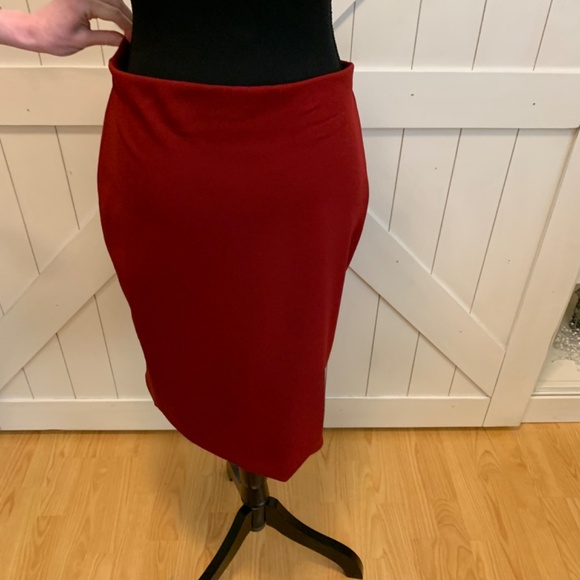 Reddish Burgundy Le Chateau Skirt for Women - Size Small - Picture 3 of 6